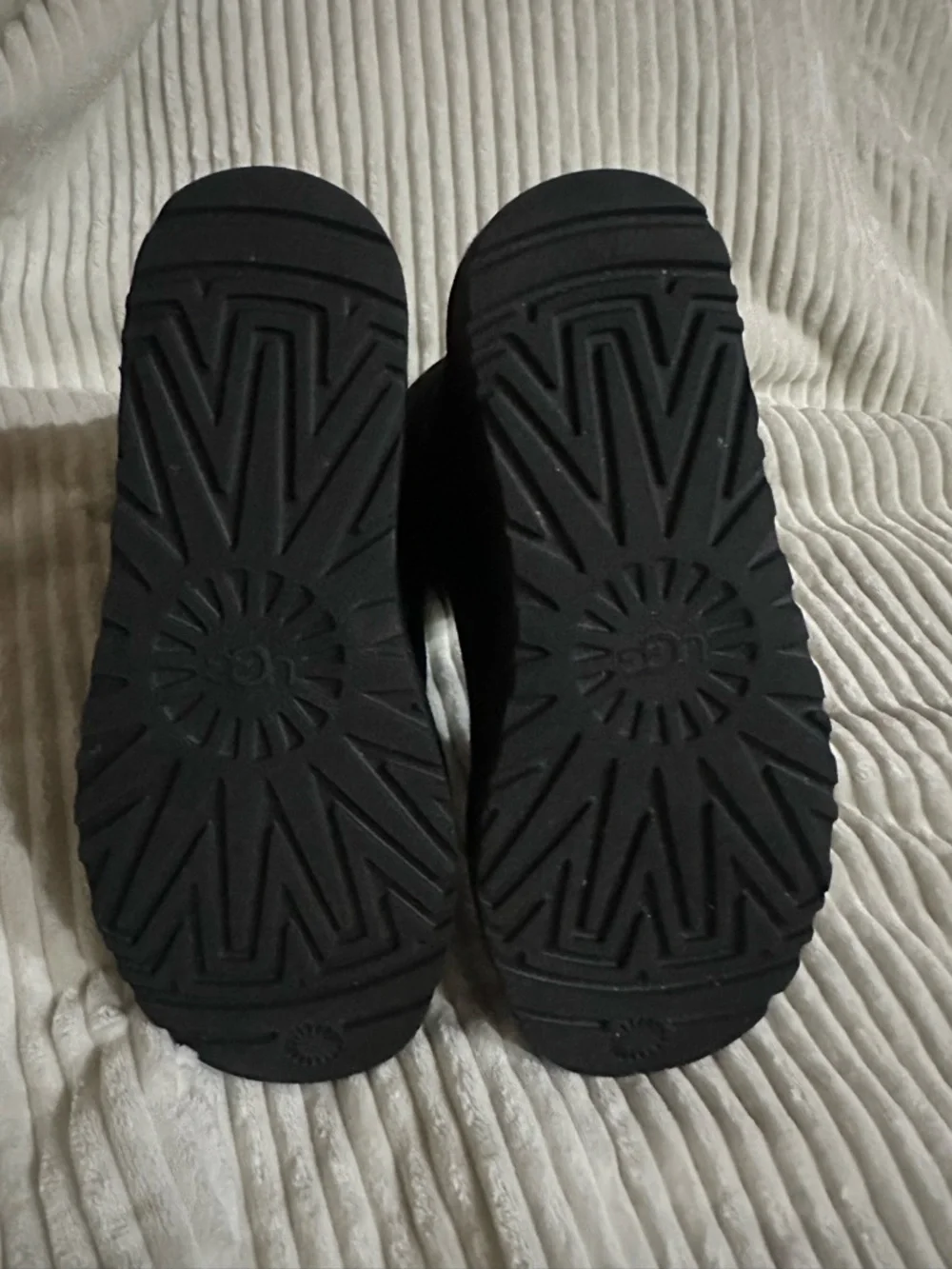 UGG Black Plush Shearling-Lined Boot - Picture 2 of 3